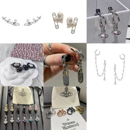 2024 New Exquisite Black Saturn Earrings