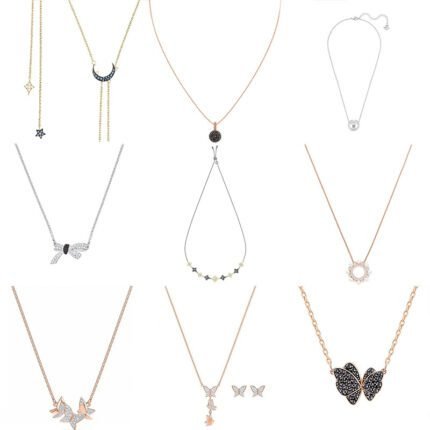 2024 New Exquisite Sun Shaped Inlaid Diamond Pendant Necklace