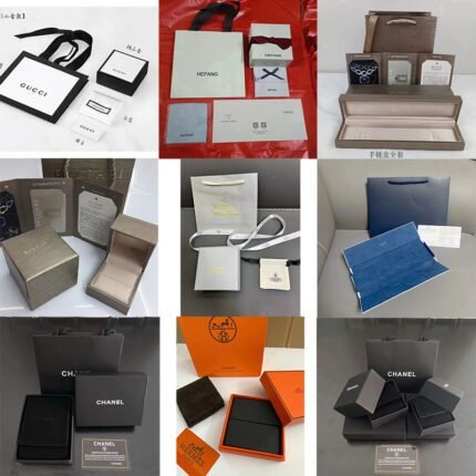 New 2024 necklace bracelet ring set box exquisite gift bag high-end