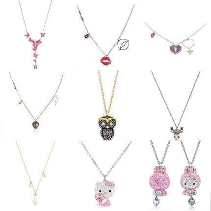 2024 New Exquisite Pearl Inlaid Diamond Pendant Necklace