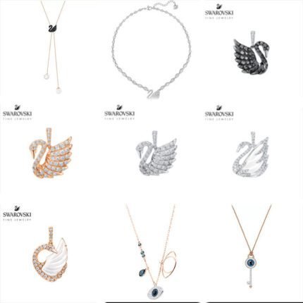 2024 New Exquisite Silver Key Pendant Silver Diamond Necklace