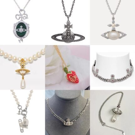 2024 New Sparkling Heart Pendant Pearl Necklace