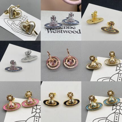 2024 New Exquisite Pink Saturn Earrings