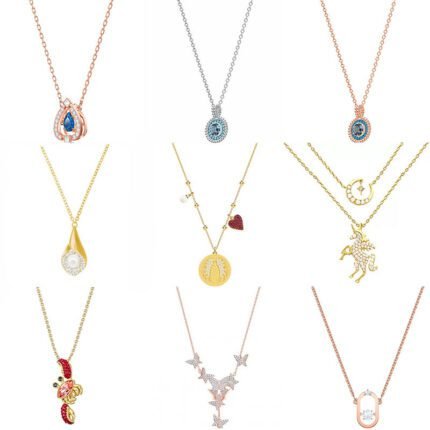 2024 New Sparkling Zircon Steed Pendant Necklace