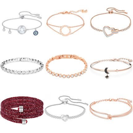 2024 New  Deep Red Sparkling Zircon Bracelet