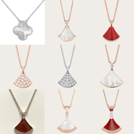 2024 New Exquisite Gold Tip Inlaid Diamond Pendant Necklace