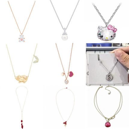 Sparkling Love Zircon Rose Gold Pendant Necklace