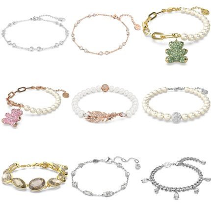 2024 New  Sparkling Zircon Cute Bear Pearl Bracelet