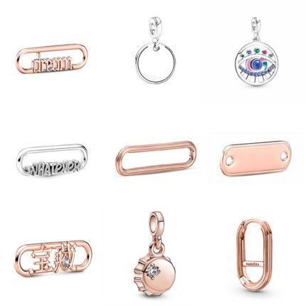 Hot selling fashionable 925 silver exquisite small pendant in various styles, can be freely matched according to preferences