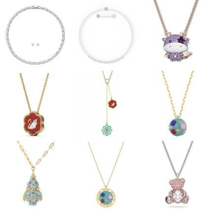 Sparkling Zircon Cartoon Pendant Necklace