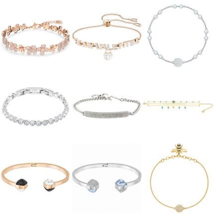 2024 New  Rose Gold Sparkling Zircon Flower Bracelet