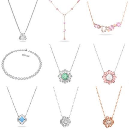 2024 New Fashionable Luxury Sparkling Zircon Women's  Multi functional Pendant Necklace