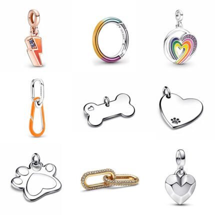 New Fashion 925 Silver Cat Claw, Bone and Other Exquisite Small Pendants with Multiple Styles to Choose from