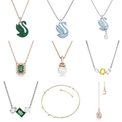 Shining Square Zircon  Multiple Necklaces