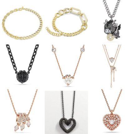 Sparkling Zircon Multiple Love Pendant Necklace