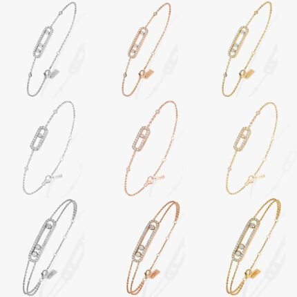 2024 New Exquisite Silver Multi Diamond Bracelet