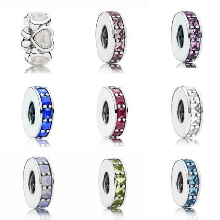 Fashionable 925 silver multifunctional spacers, available in various colors for selection
