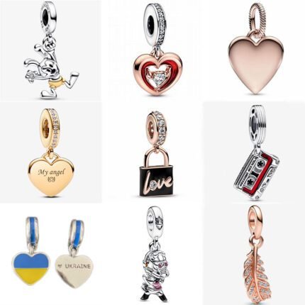 2024 new multifunctional low-key P LOGO light luxury DIY jewelry pendant accessories.