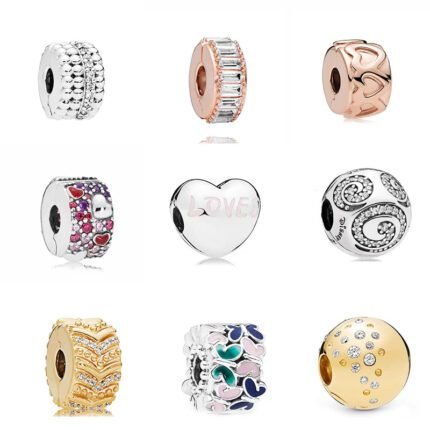 New 925 Silver Practical Zircon Clips with Multiple Pattern Styles to Choose from