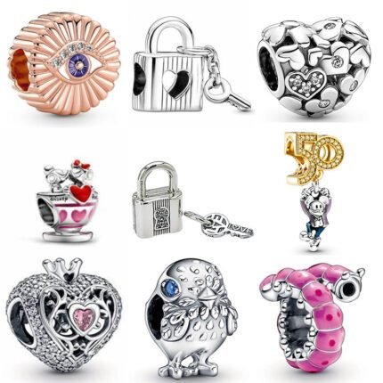 S925 silver trendy personality new pendant simple fashion pendant