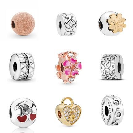 New 925 silver personalized design clips, can be freely matched