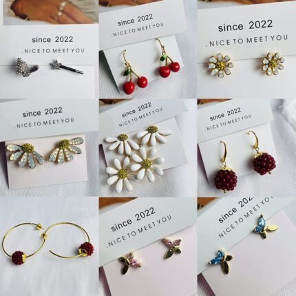 Fashionable, versatile, high-end, trendy, multi style earrings