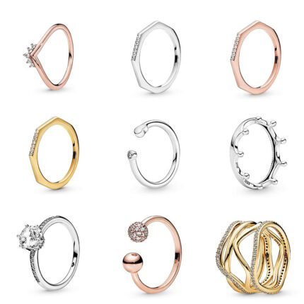 Minimalist design 925 silver high-quality light luxury ring, with multiple other styles to choose from