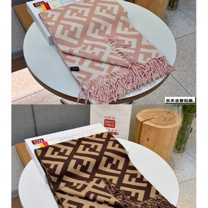 Lotte Complete Packaging Fendi Fendi ???? scarf ,Hi! The cold winter has arrived, it's time to add a bright color to your outfit!