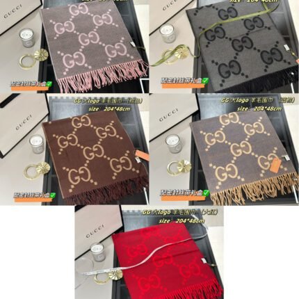 GG tassel scarf in 5 colors ✔️