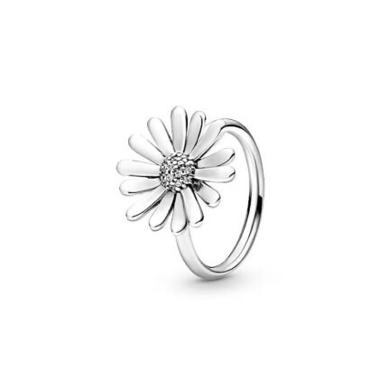 Niche Style 925 Silver High Quality Daisy Ring