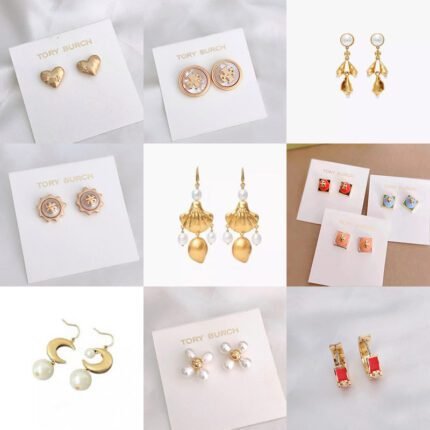 Shell pearl earrings, crescent pearl earrings, flower pearl earrings, multi-color semi-circular pearl earrings