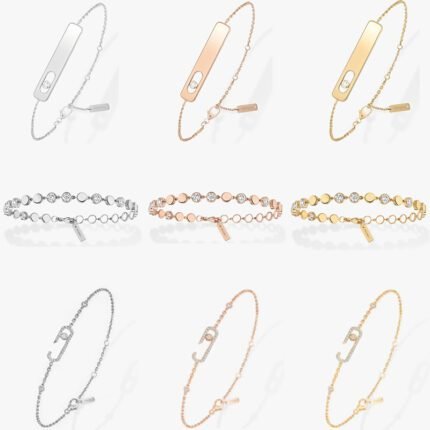 2024 New Exquisite Gold Multi Button Diamond Bracelet