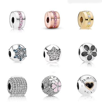 Simple 925 silver functional practical clips, can be freely matched