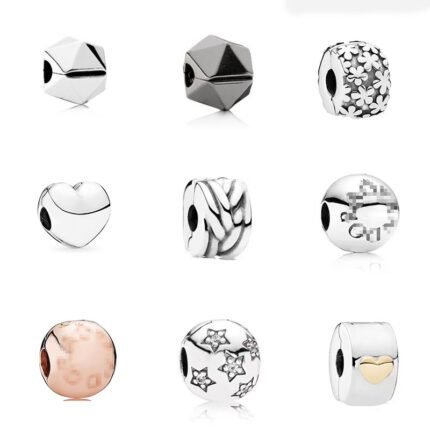 Simple and stylish design 925 silver functional practical clips