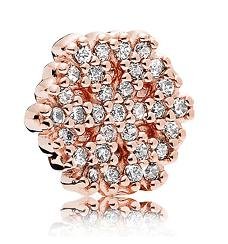 New 925 silver minimalist design with high-quality inlaid zircon snowflakes, versatile and practical