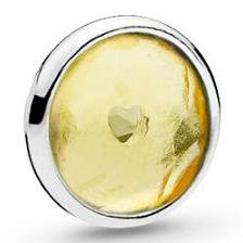 Hot selling 925 silver high-quality light yellow cut magic box beads, exquisite and versatile