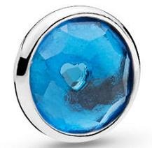 Fashionable 925 silver high-quality dark blue cut magic box beads, exquisite and versatile