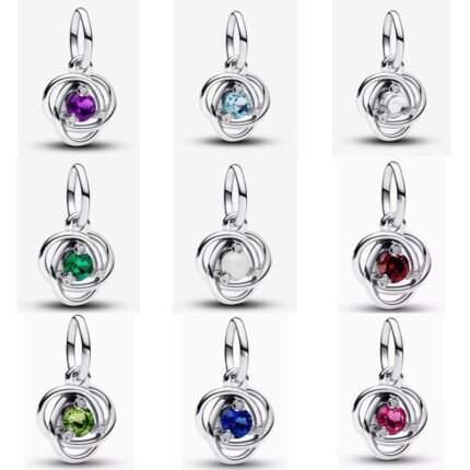 New 925 silver high-quality moon stone pendant, available in multiple colors