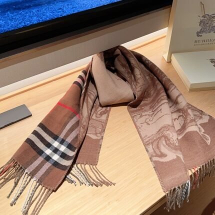 Burberry Autumn and Winter Cashmere Scarf Size 45 × 190 Gift box packaging ➕ reticule