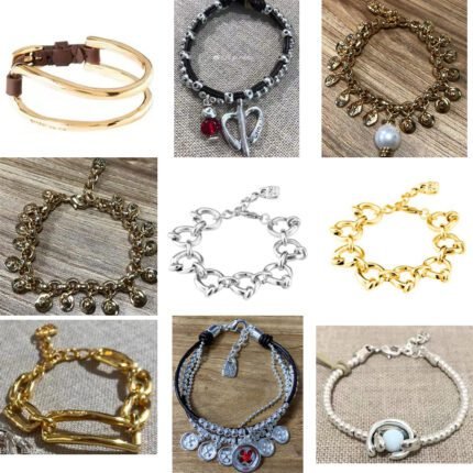 2025 New Fashionable High Quality Gold Small Round Brand Bracelet, Simple yet Elegant