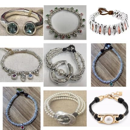 2025 new fashionable and versatile colorful zircon melon seed shaped bracelet, suitable for daily travel and gatherings