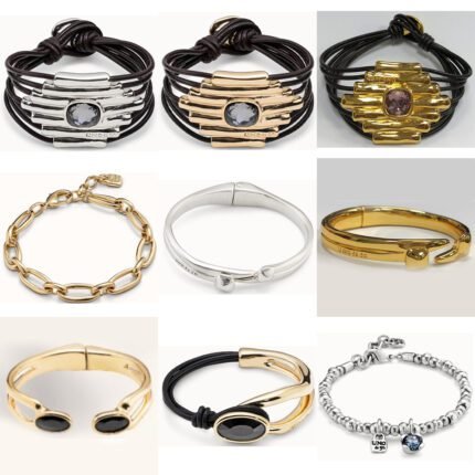 2025 new fashionable and versatile corrugated multi-layer bracelet, suitable for daily travel and gatherings