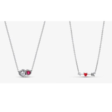 Exquisite high-end love heart Cupid pendant necklace, versatile jewelry for men and women