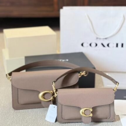 Coach brown messenger bag