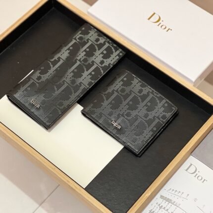 Exquisite handmade black wallet, photographed in person, suitable for both men and women!