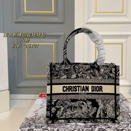 Canvas Embroidered Printed Tote Bag