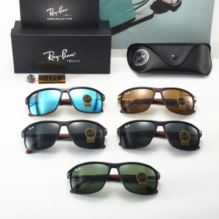 Sunglasses HD tempered glass lenses 5 colors 8152 men and women all-match