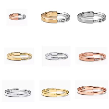 New fashion all-match rings for men and women, suitable for daily gatherings