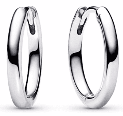 2025 new fashionable niche 925 silver simple hollow ring earrings