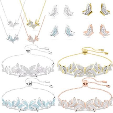 Idyllia Lilia Butterfly Necklace Jewelry swa-Collar de Mariposa Idyllia Lilia